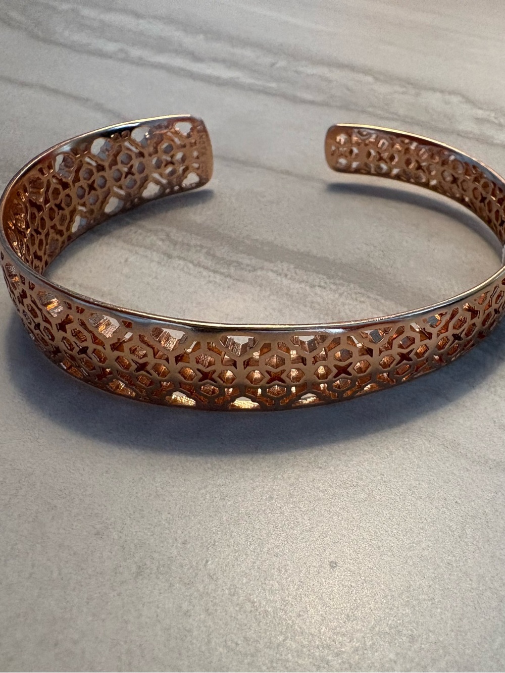 Kendra Scott Uma Rose Gold Filigree Cuff Bracelet- NWT